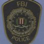 FBI Federal Bureau of Investigation Police Patch SUBDUED