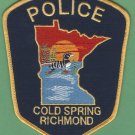 Cold Spring-Richmond Minnesota Police Patch