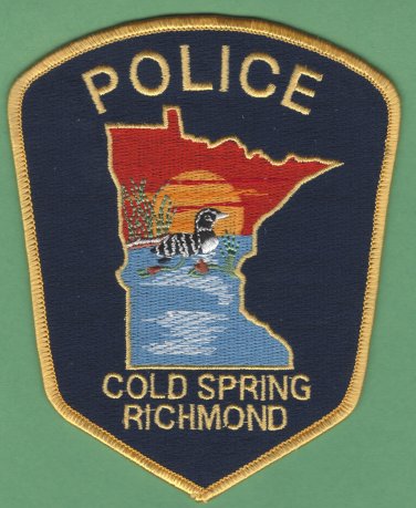 Cold Spring-Richmond Minnesota Police Patch