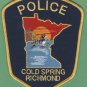 Cold Spring-Richmond Minnesota Police Patch