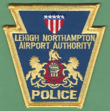 Lehigh Northampton Airport Authority  Pennsylvania Police Patch