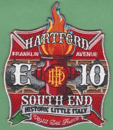 Hartford Fire Department Engine Company 10 Fire Patch
