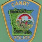 Canby Minnesota Police Patch