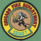 Chicago Fire Department Squad Company 7 Fire Patch