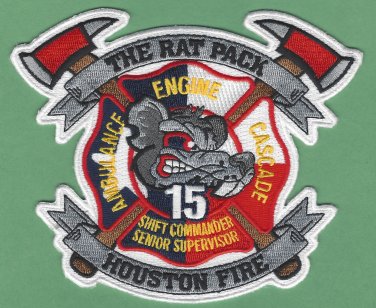 Houston Fire Department Station 15 Company Patch