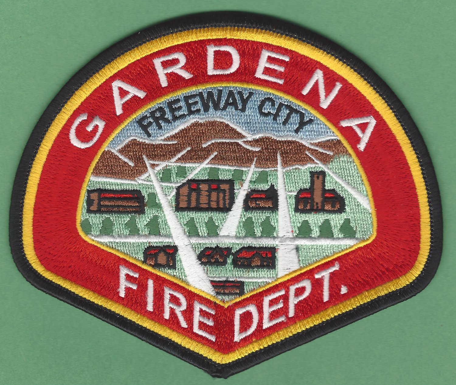 Gardena California Fire Rescue Patch
