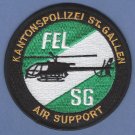 Kantonpolizei St. Gallen Switzerland Police Helicopter Unit Patch