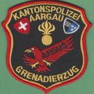 Kantonpolizei Aargau Switzerland Police Helicopter Unit Patch