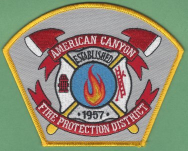 American Canyon California Fire Rescue Patch