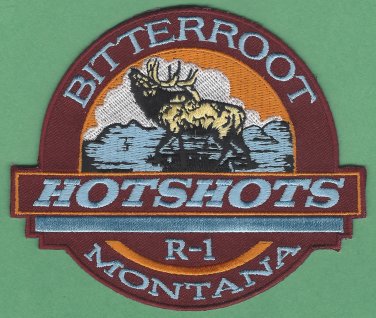 Bitterroot National Forest Region 1 USFS Hot Shot Crew Fire Patch