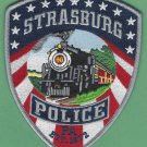 Strasburg Pennsylvania Police Patch Locomotive