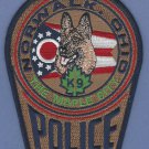 Norwalk Ohio Police K-9 Unit Patch