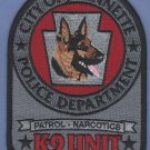 Jeanette Pennsylvania Police K-9 Unit Patch Jeanette Pennsylvania Police K-9 Unit Patch