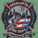 Charlotte Fire Department Engine 4 Ladder 4  Fire Company Patch