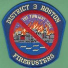 Boston Fire Department District Chief 3 Company Fire Patch Boston Fire Department District Chief 3 Company Fire Patch