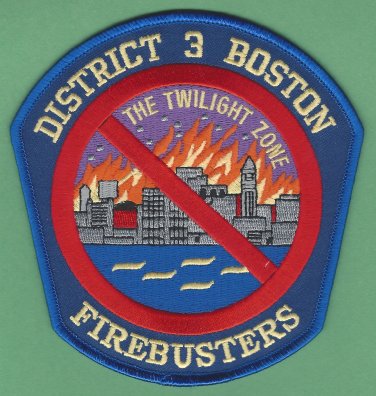 Boston Fire Department District Chief 3 Company Fire Patch