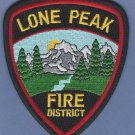 Lone Peak Utah Fire Patch
