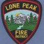 Lone Peak Utah Fire Patch