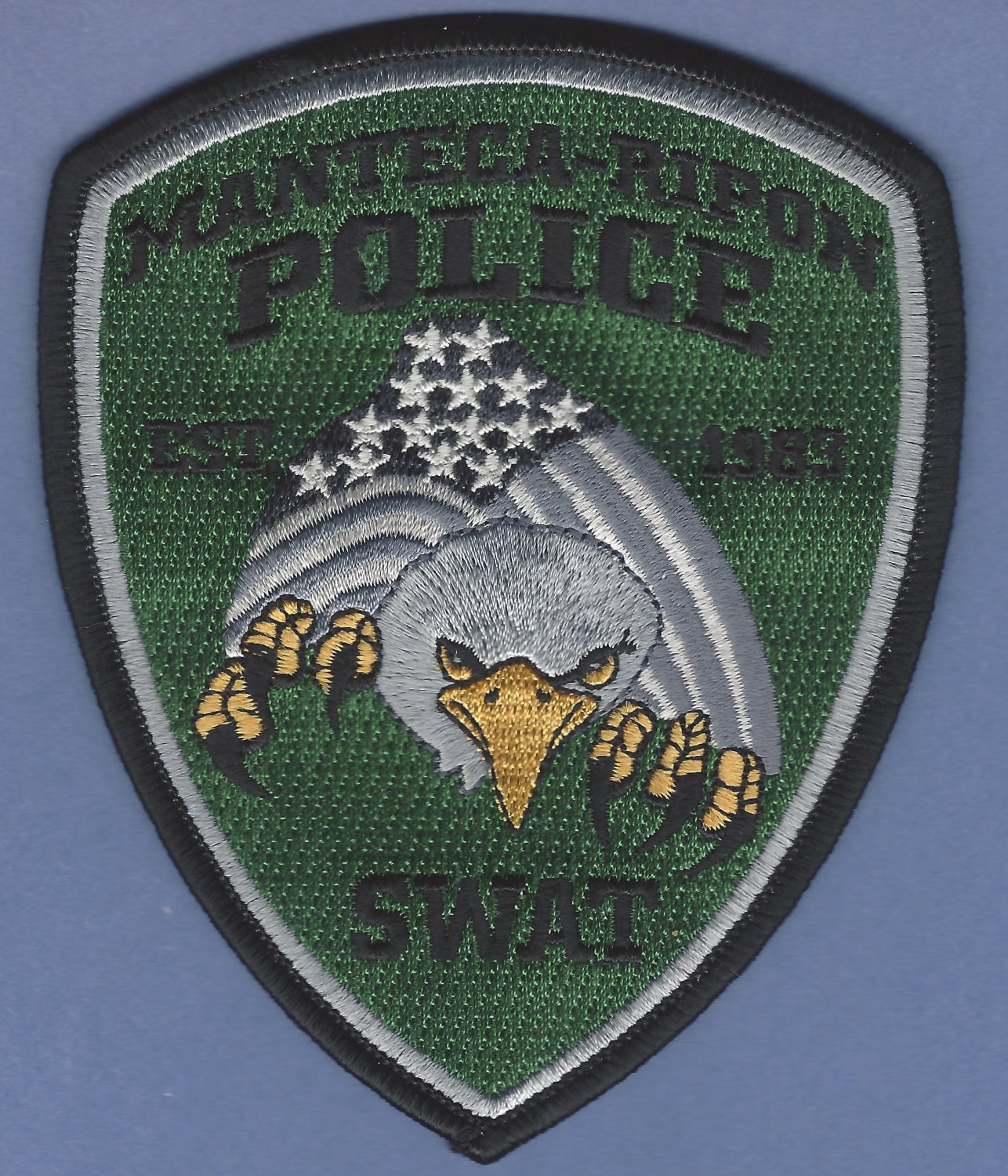 Manteca Ripon California Police SWAT Team Patch