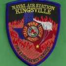 Kingsville Naval Air Station Texas Crash Fire Rescue Patch Kingsville Naval Air Station Texas Crash Fire Rescue Patch