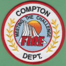 Compton California Fire Rescue Patch