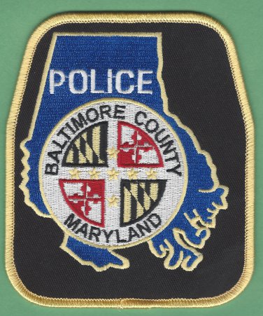 Baltimore County Maryland Police Patch