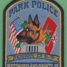 Westmoreland County Pennsylvania Park Police K-9 Unit Patch