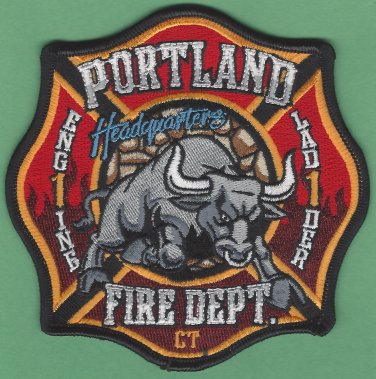 Portland Connecticut Engine 1 Ladder 1 Company Fire Patch