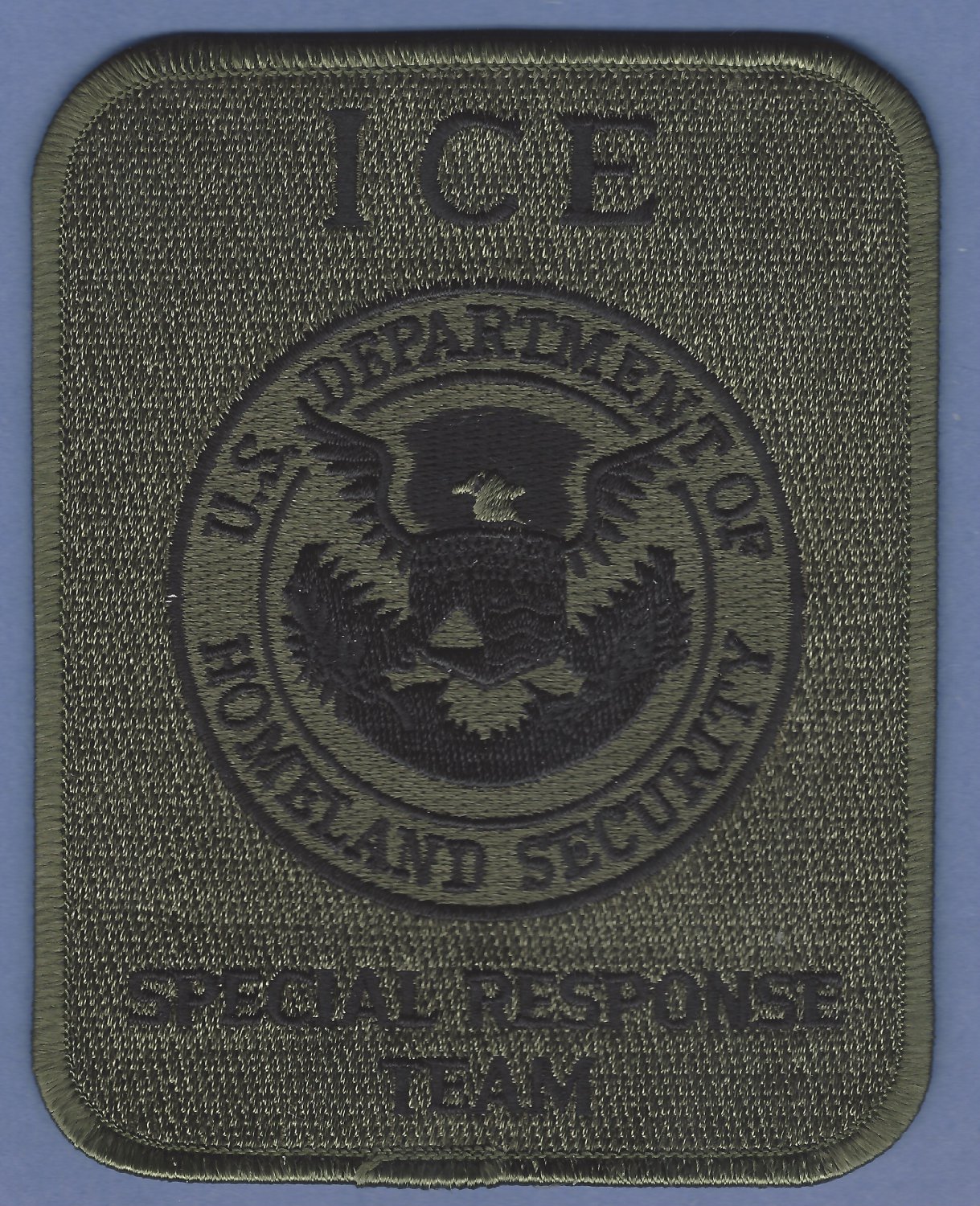 ICE Immigration and Customs Enforcement SRT Patch GREEN