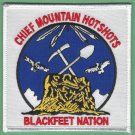 Chief Mountain Montana Blackfeet Tribal Hot Shot Crew Fire Patch Chief Mountain Montana Blackfeet Tribal Hot Shot Crew Fire Patch