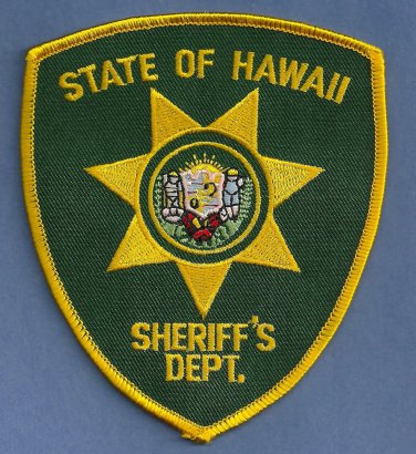 Hawaii State Sheriff Police Patch