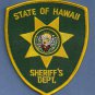 Hawaii State Sheriff Police Patch