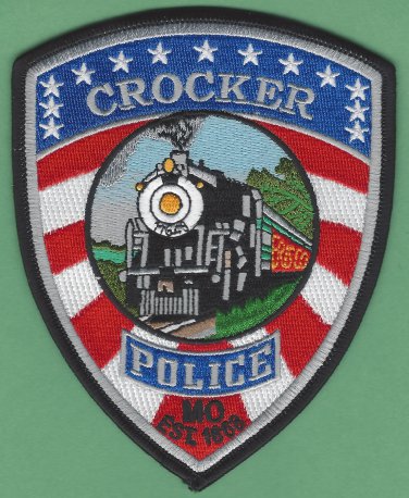 Crocker Missouri Police Patch Locomotive