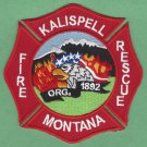 Kalispell Montana Fire Rescue Patch