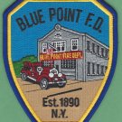 Blue Point New York Fire Patch