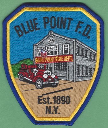 Blue Point New York Fire Patch