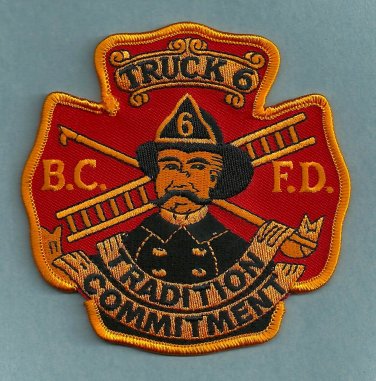 Baltimore City Fire Department Truck Company 6 Fire Patch