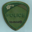 Montreal Quebec CANADA Police SWAT Team Patch Green