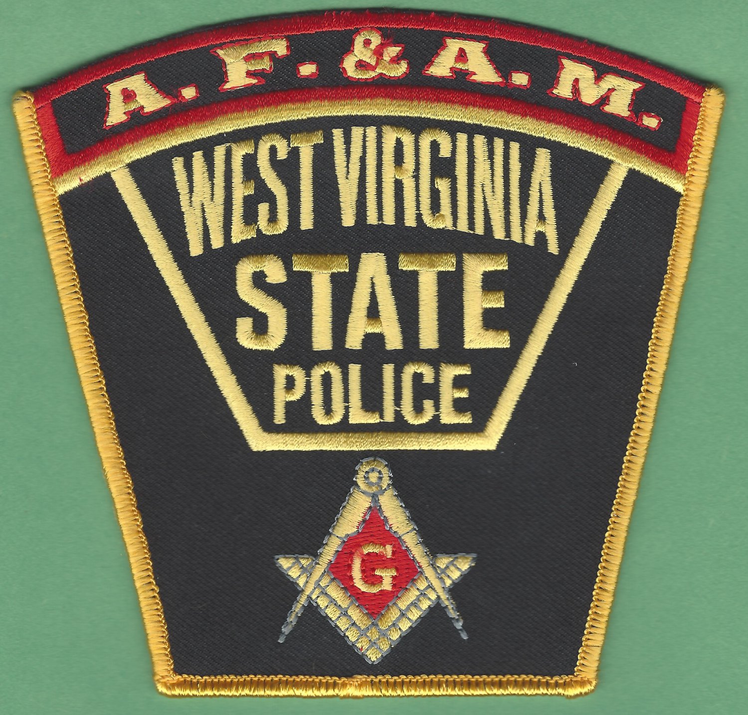 West Virginia State Police Masonic Lodge Patch