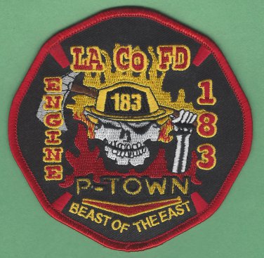 Los Angeles County Fire Department Engine Company 183 Patch