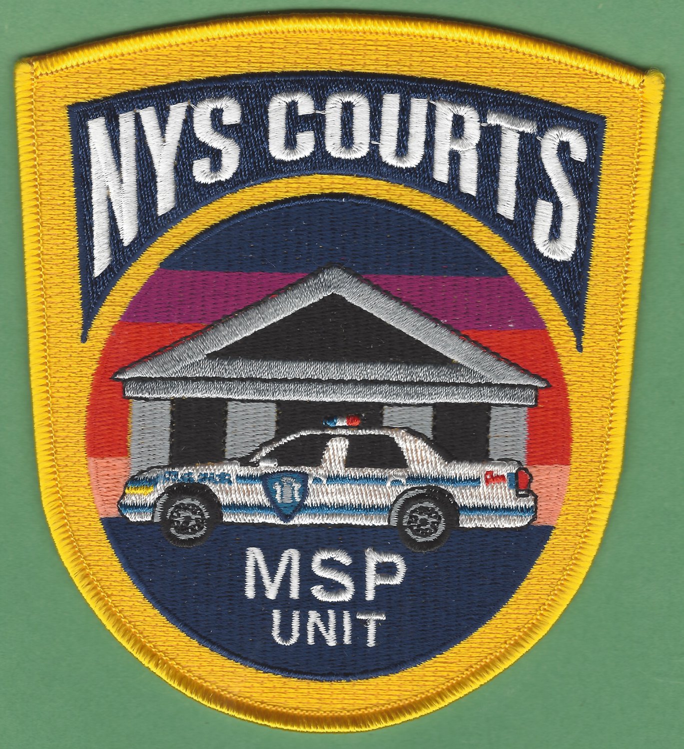 New York State, EMT Patch - Navy