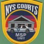 New York State Courts Police Mobile Security Patrol Patch