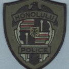 Honolulu Hawaii Police Patch Tactical Green