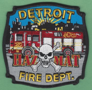 Detroit Fire Department Hazardous Materials Response Team Fire Patch