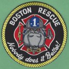 Boston Fire Department Rescue Company 1 Patch