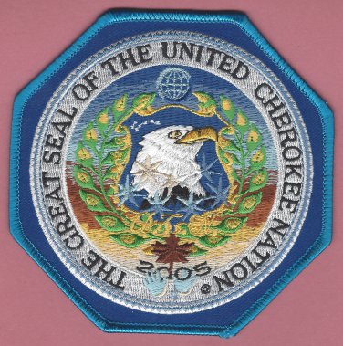 The Great Seal of the United Cherokee Nation Tribal Patch