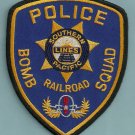 Southern Pacific Lines Railroad Police Bomb Squad Patch