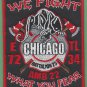 Chicago Fire Department Engine 72 Tower Ladder 34 Fire Company Patch