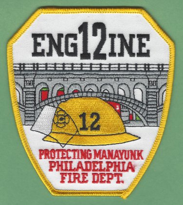 Philadelphia Fire Department Engine Company 12 Patch