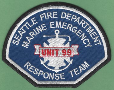 Seattle Washington Marine Emergency Response Team Fire Patch